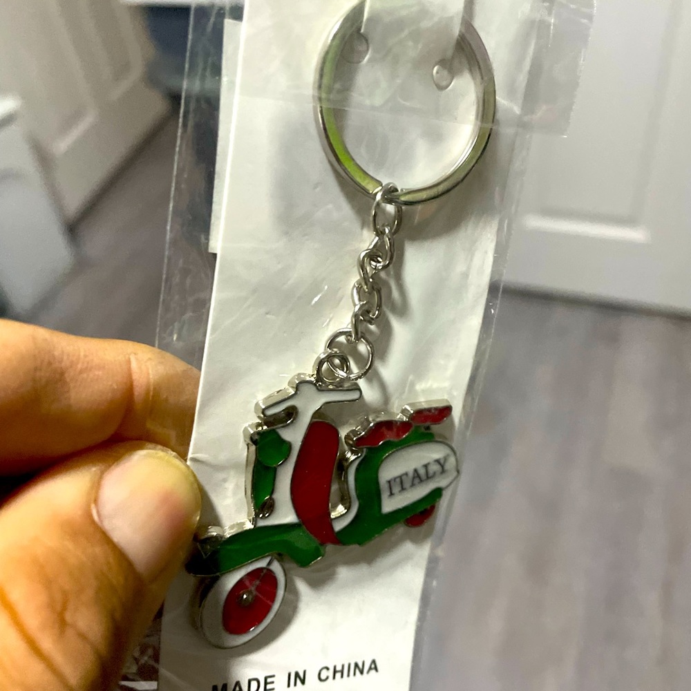 Vespa Piaggio keychain from Italy 
New